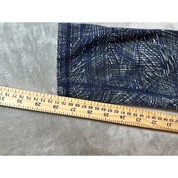 Under Armour Leggings Blue White AllSeasonGear Cotton Blend Yoga Gym Casual Wear - Picture 4 of 5